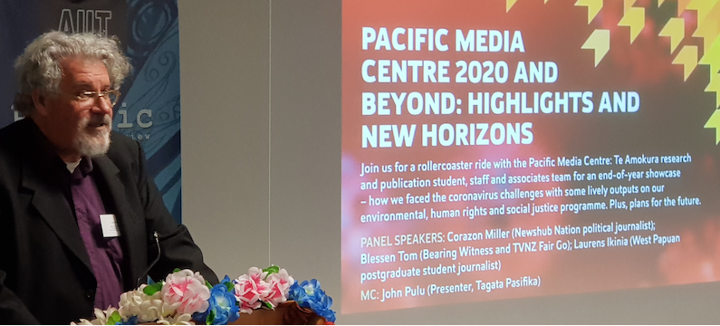 Philip Cass speaking at Pacific Media Centre 2020 and Beyond